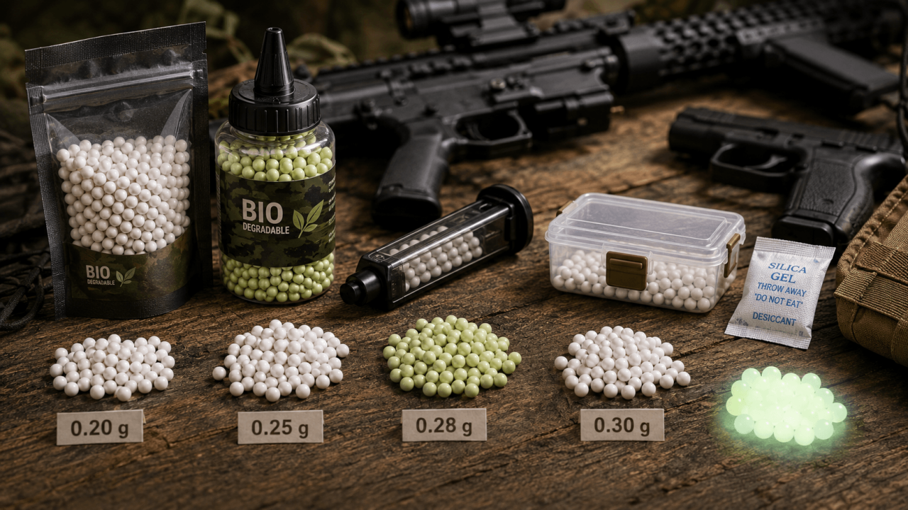 Airsoft BB Rehberi: BB Gramajları, Kalite, Biyobozunur BB ve Saklama