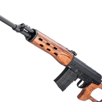 A&K SVD Dragunov Bolt Action Airsoft Spring Sniper Tüfek (Gerçek Ağaç / 500 FPS)