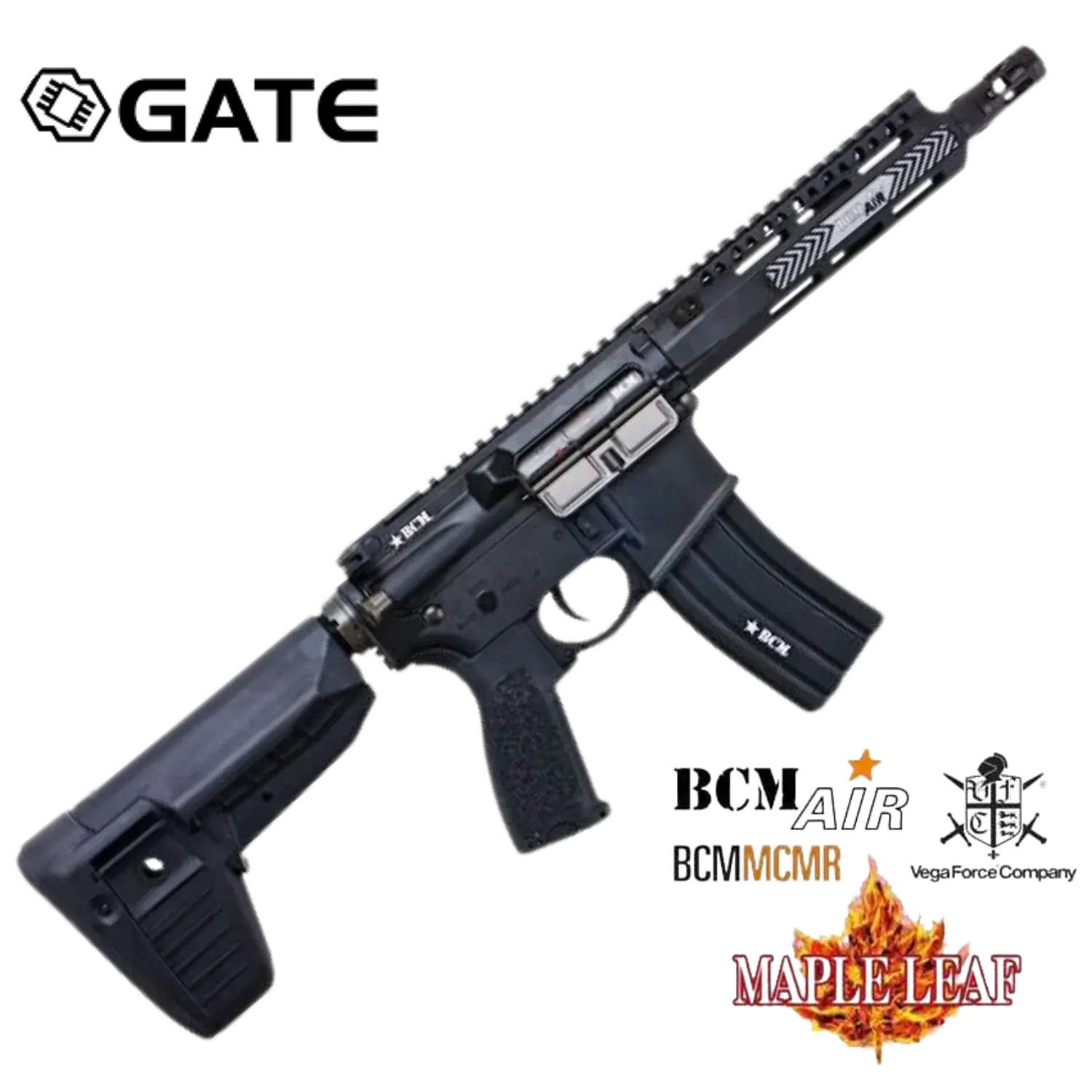 VFC BCM MCMR M4 GATE MapleLeaf Upgrade AEG Airsoft Tüfek 8''SBR