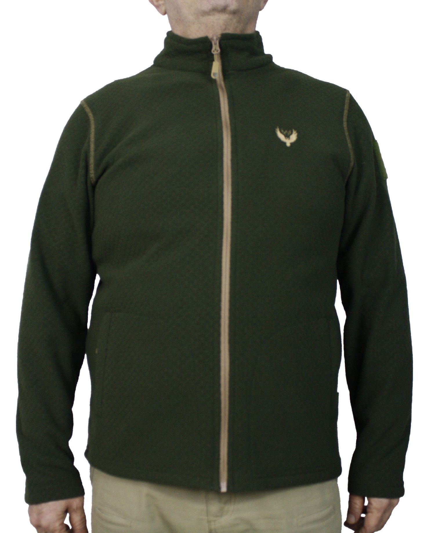 MUDEIR Fermuarlı Micro Polar Kumaş Cepli Spor Ceket (Poyraz) HAKİ MUDEIR Fermuarlı Micro Polar Kumaş Cepli Spor Ceket (Poyraz) HAKİ S S
