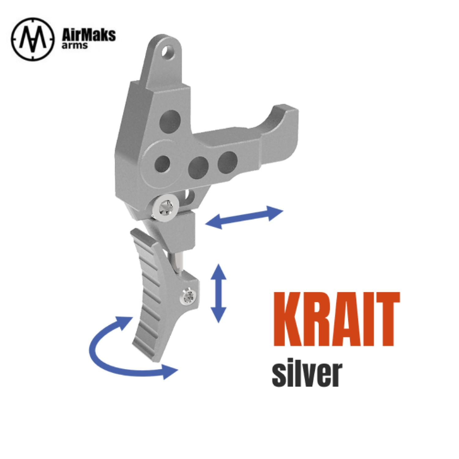 Airmaks KRAIT İçin Ayarlanabilir Tetik Gümüş
