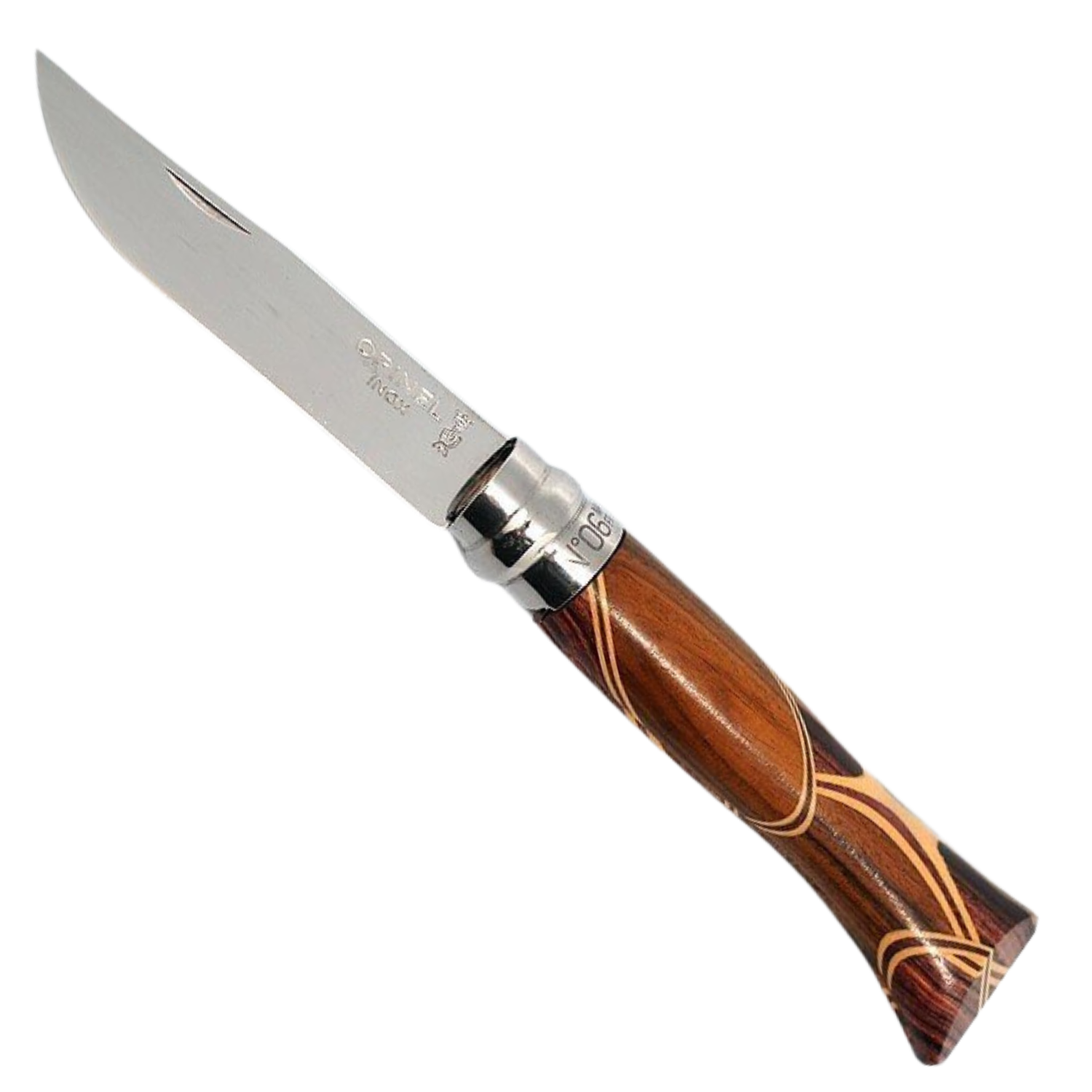 Opinel Inox Tradition Ahşap No.6 Çakı Sandvik 12C27 Cep Çakısı