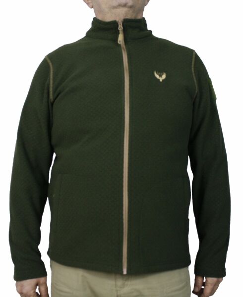 MUDEIR Fermuarlı Micro Polar Kumaş Cepli Spor Ceket (Poyraz) HAKİ MUDEIR Fermuarlı Micro Polar Kumaş Cepli Spor Ceket (Poyraz) HAKİ 2XL 2XL