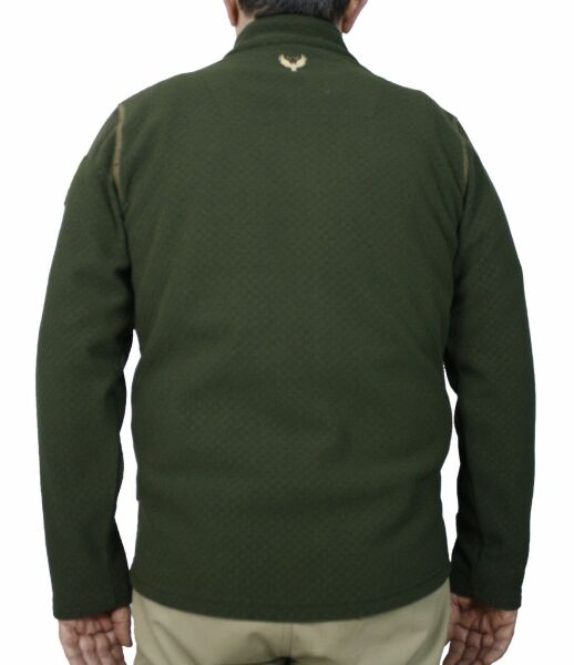 MUDEIR Fermuarlı Micro Polar Kumaş Cepli Spor Ceket (Poyraz) HAKİ MUDEIR Fermuarlı Micro Polar Kumaş Cepli Spor Ceket (Poyraz) HAKİ 2XL 2XL