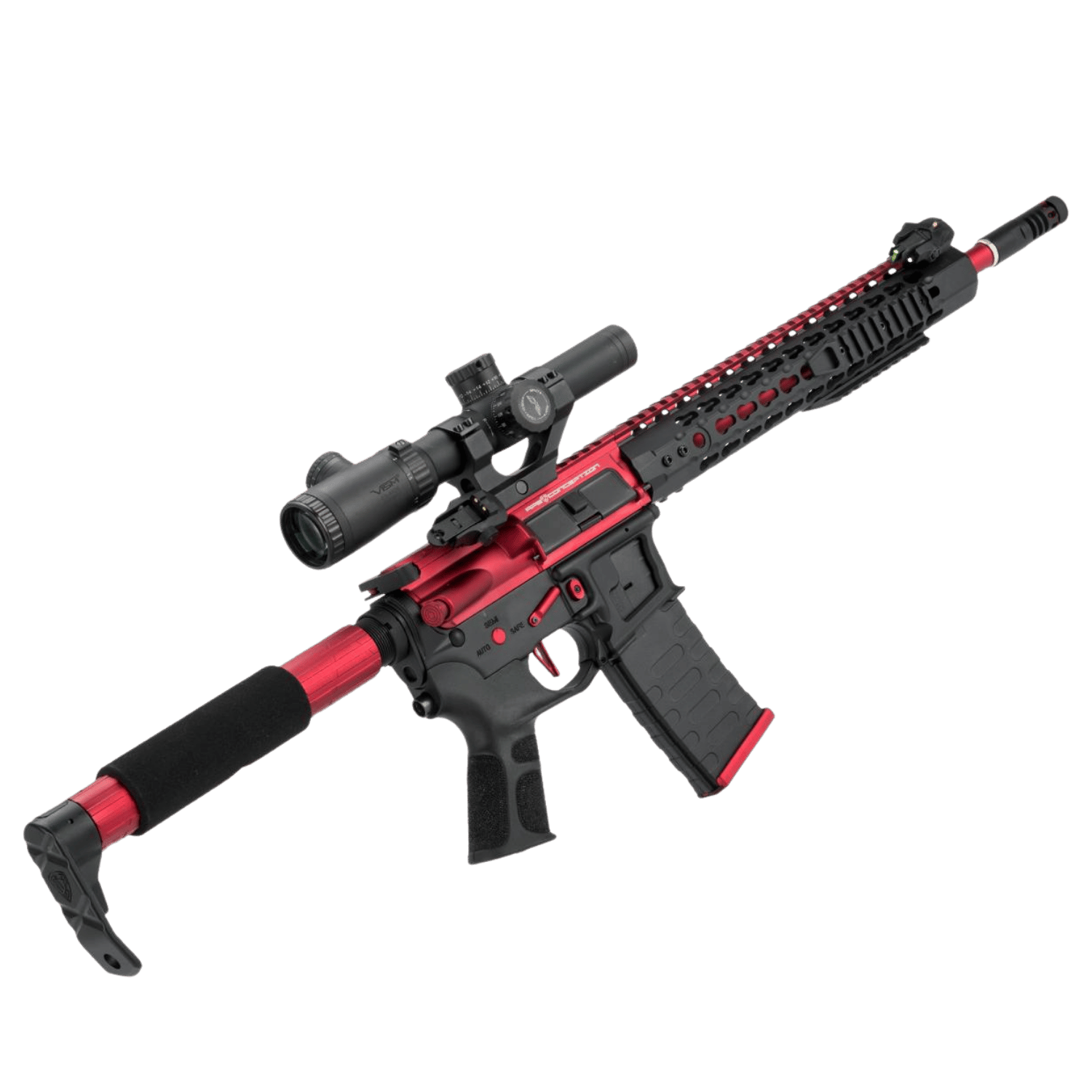 APS Limited Edition Custom ASR120 FMR MOD1 BR Airsoft Tüfek SDU2.0 e-Silver Edge