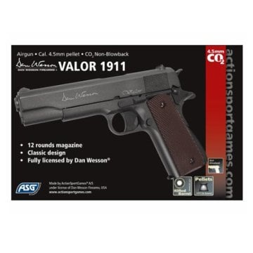 ASG Dan Wesson VALOR 1911 4.5mm FULL METAL HAVALI TABANCA 19055