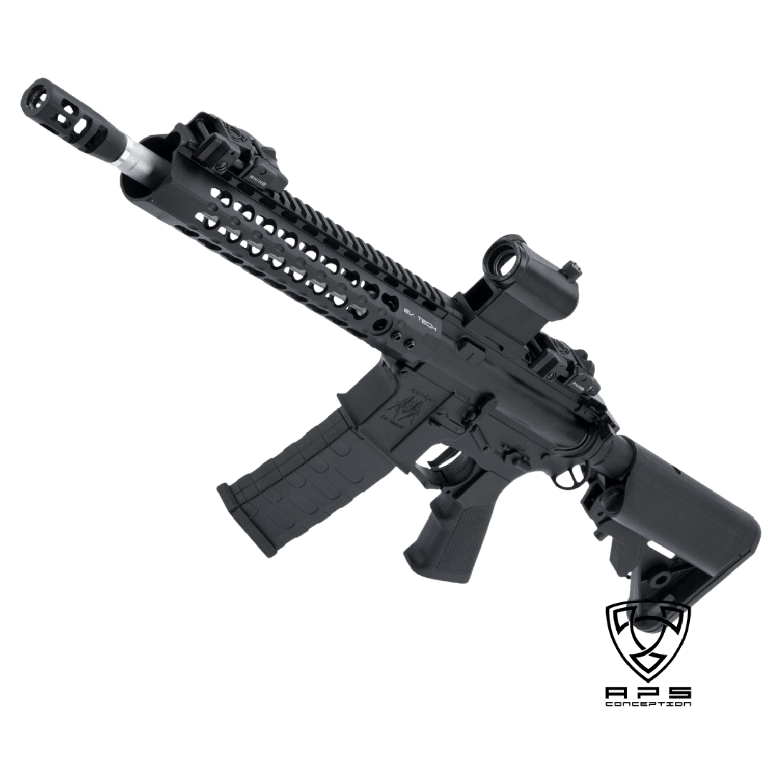 APS ASR114 Airsoft Tüfek 10'' KeyMod Matchgrade SDU2.0 e-Silver Edge
