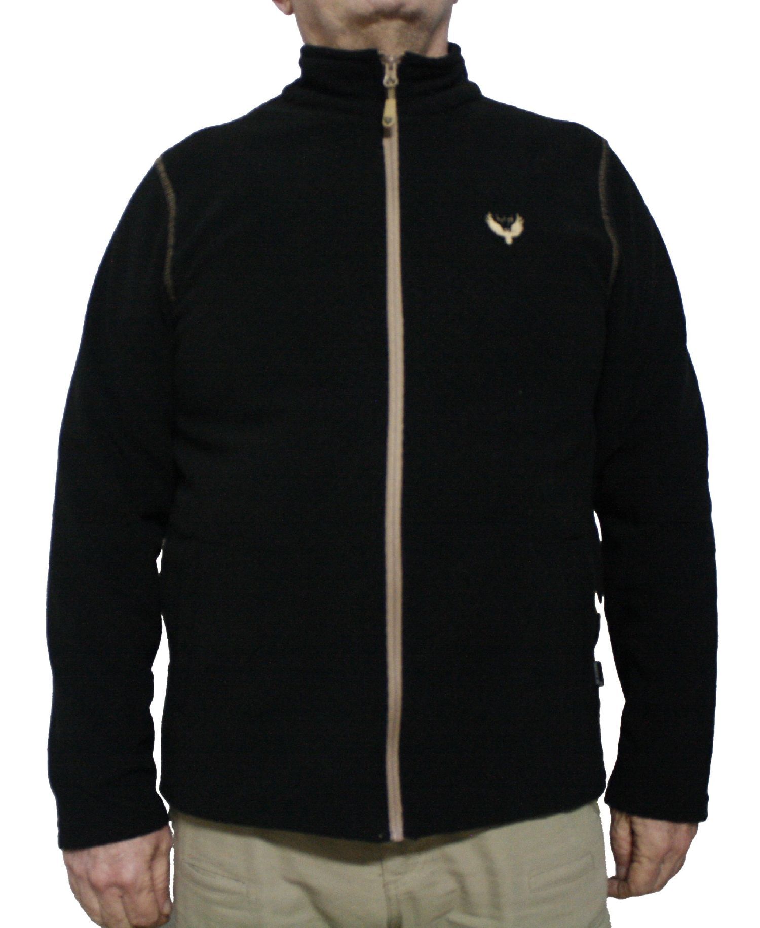 MUDEIR Fermuarlı Micro Polar Kumaş Cepli Spor Ceket (Poyraz) SİYAH MUDEIR Fermuarlı Micro Polar Kumaş Cepli Spor Ceket (Poyraz) SİYAH L L
