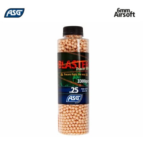 Blaster Tracer 0,25g Airsoft Kırmızı Tracer BB  - 3300 adet - 19465