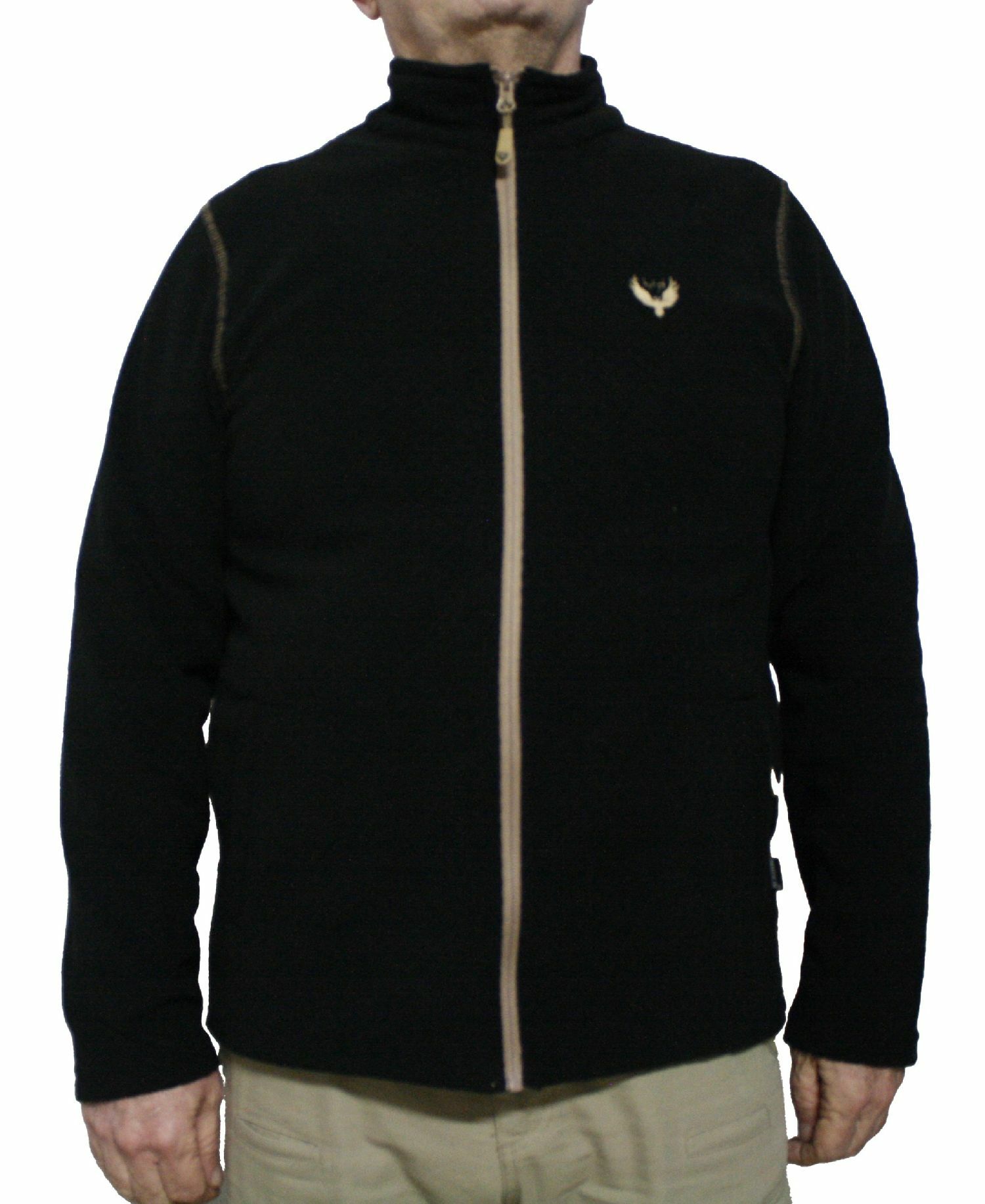MUDEIR Fermuarlı Micro Polar Kumaş Cepli Spor Ceket (Poyraz) SİYAH MUDEIR Fermuarlı Micro Polar Kumaş Cepli Spor Ceket (Poyraz) SİYAH XL XL