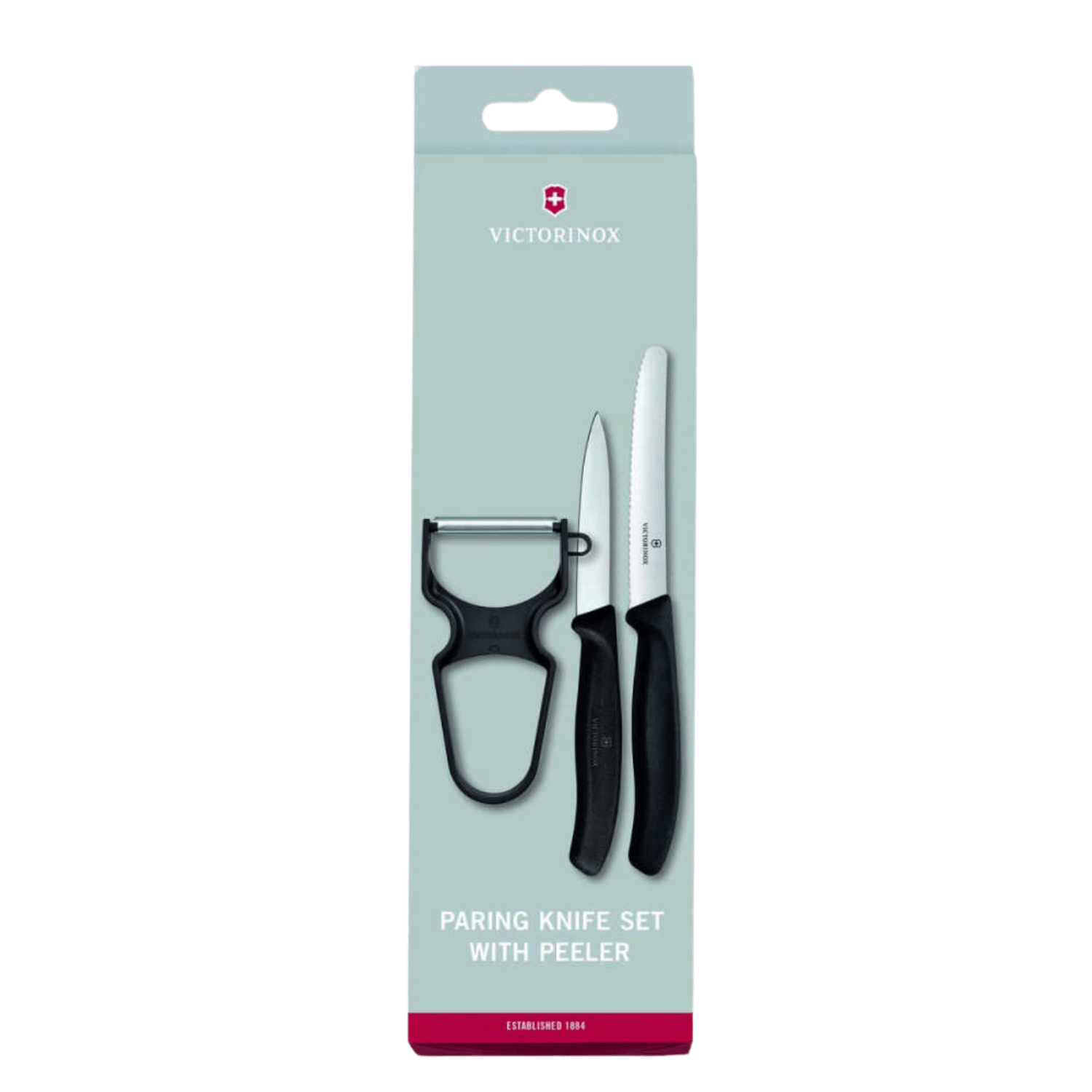Victorinox Soyma Bıçağı Seti, 3 Parça Siyah
