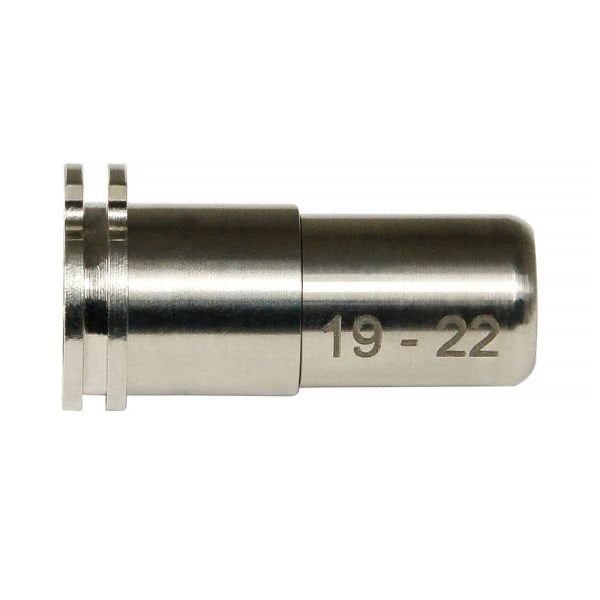 MAXX Airsoft CNC Titanium Adjustable Air Seal AEG Nozzle 19mm - 22mm  MX-NOZ1922TN