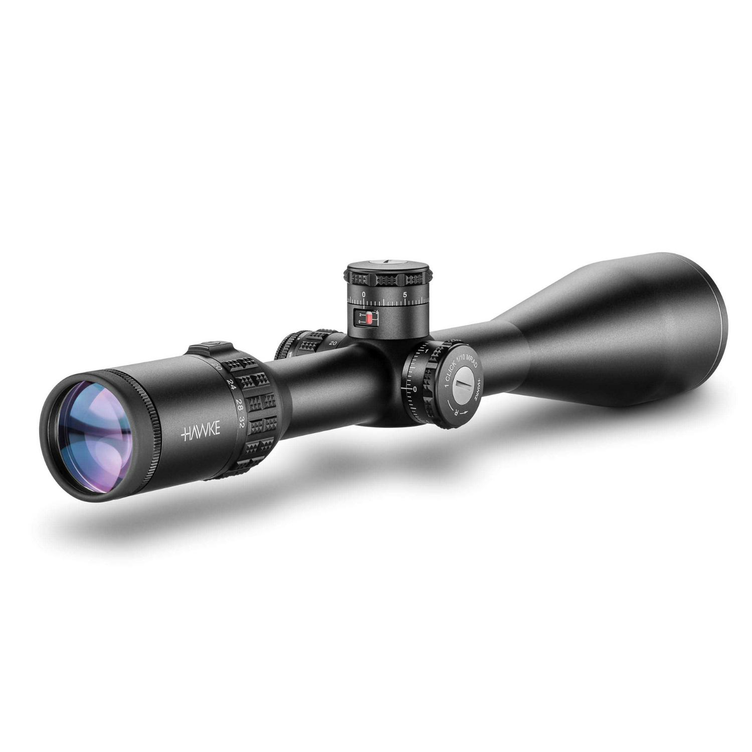 HAWKE SideWinder 30mm SFP 8-32X56 20x 1.2 Mil Dot + (Half Mil Reticle) Yivli Tüfek Dürbünü 17270