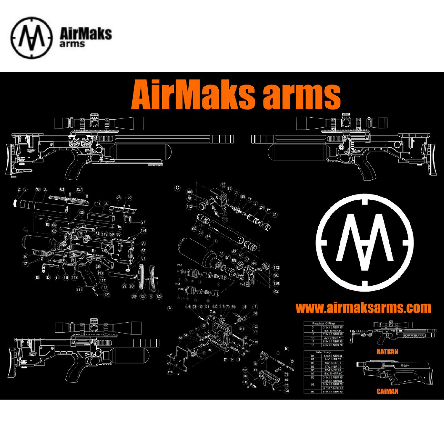 Airmaks KRAIT Silah Bakım Masa Matı 80x60 cm