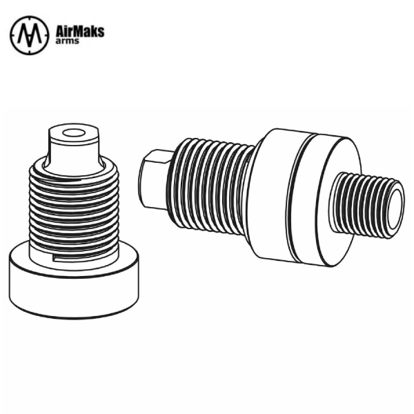 Airmaks Detachable Bottle Adapter Set – KRAIT / KRAIT Lite Dönüşüm Kiti