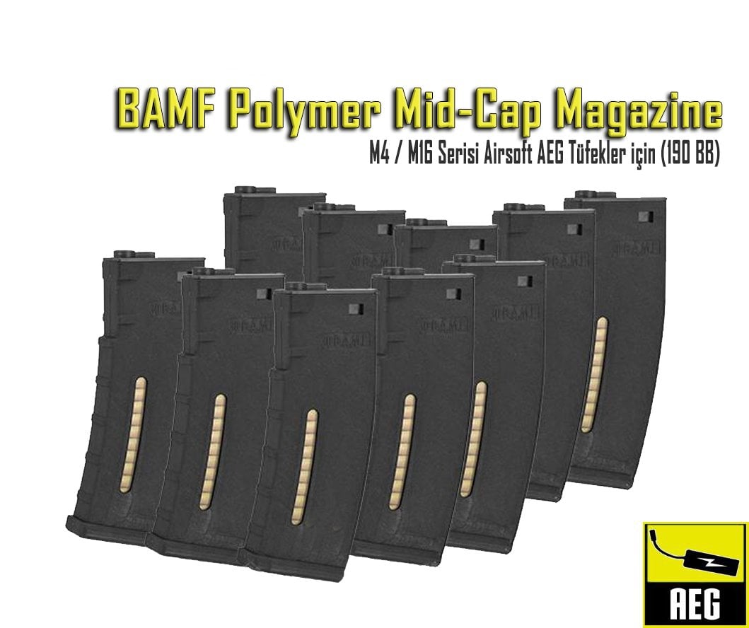 BAMF Polymer Mid-Cap Şarjör (190BB)