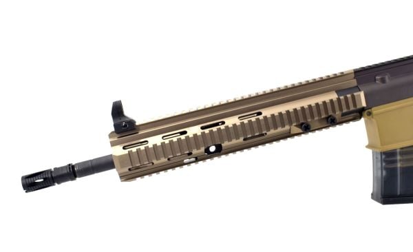 Golden Eagle HK417 Full Metal 70BB Midcap Şarjörlü Mosfet CERACOTE TAN Airsoft Tüfek - ÇÖL RENGİ