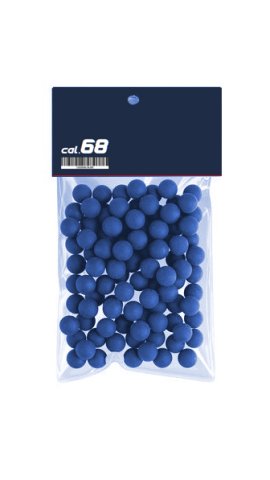 ISG .68CAL RUBBERBALL KAUÇUK HOME DEFENSE TOP T4E 100 adet MAVI