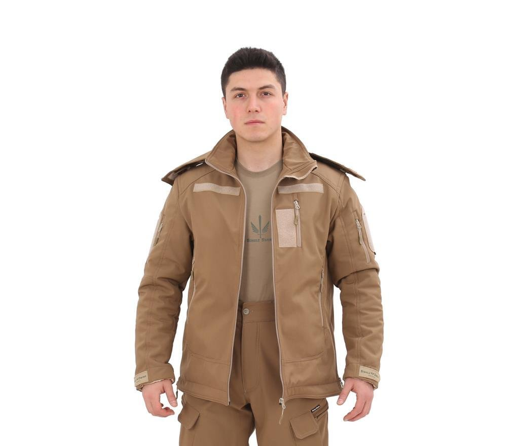 Single Sword Askeri Tactical Softshell Mont (İçi Polarlı) BEJ