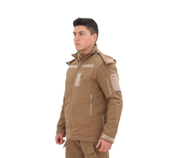 Single Sword Askeri Tactical Softshell Mont (İçi Polarlı) BEJ