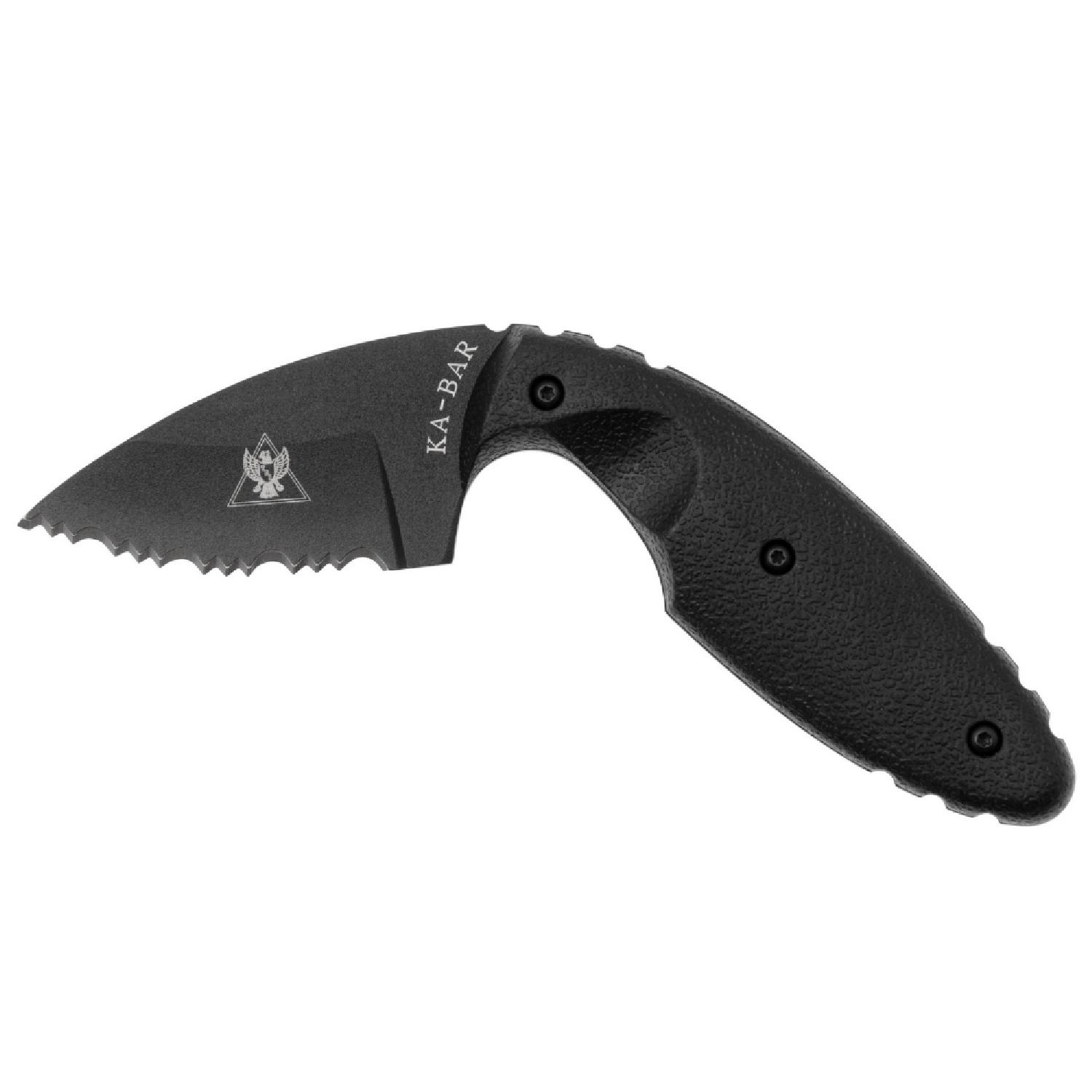 Ka-Bar 1481 TDI Law Enforcement Serrated Sabit Bıçak - Siyah