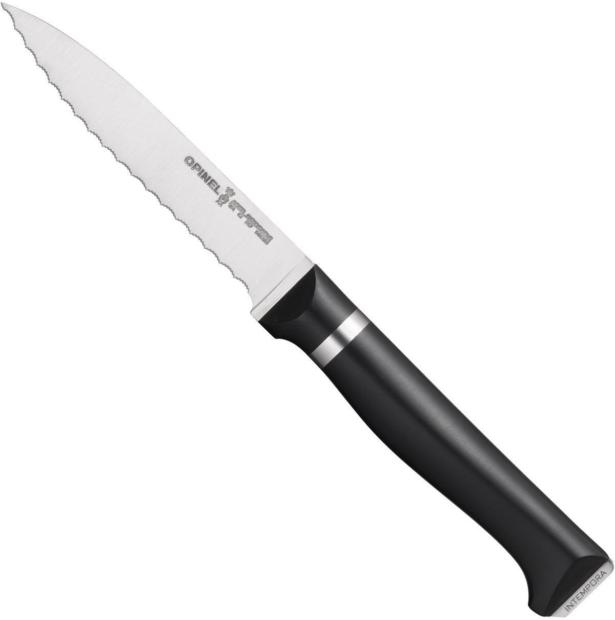 Opinel Inox Tırtıklı Bıçak (001565) 10 cm Paslanmaz Çelik Mutfak Bıçağı