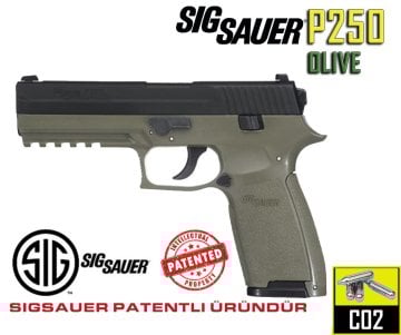 SIG SAUER P250 OLIVE DRAP HAVALI TABANCA