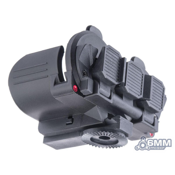 6mmProShop Kompakt Ray Montajlı DOUBLE IKILI Bomba Atar Airsoft Grenade Launcher