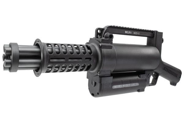 WELL PRO M-Lok Chainsaw Electric Rotating Micro M134 Gatling Mini Vulcan AEG Airsoft Tüfek