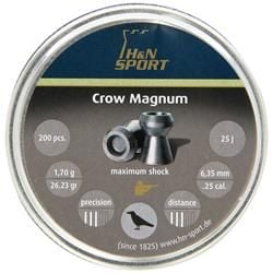 H&N CROW MAGNUM HAVALI SAÇMA 6,35 mm