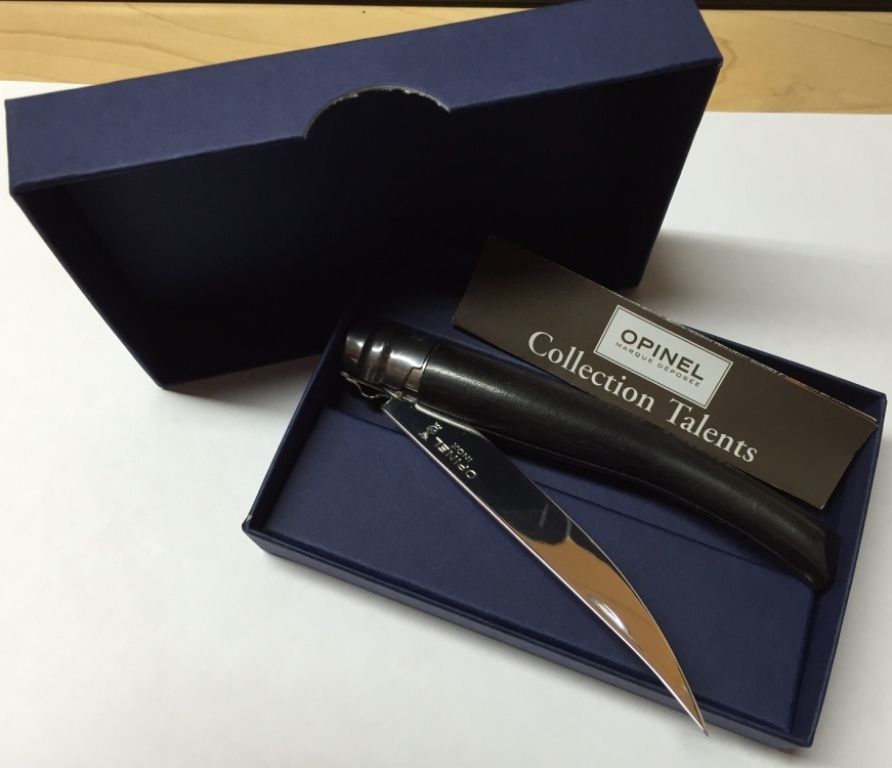 Opinel Inox Abanoz Saplı No.10 Fleto Çakı Paslanmaz Çelik Balık Bıçağı
