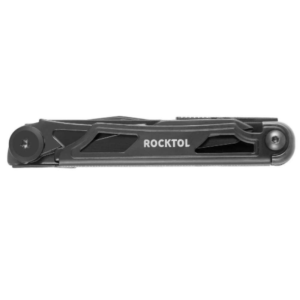 Rocktol 12 Fonksiyonlu Multitool Siyah Çakı / Khv Deri Kılıflı