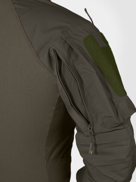 MUDEIR Operasyon URAZ T-shirt Dry touch Ripstop Uzun Kol RANGER GREEN