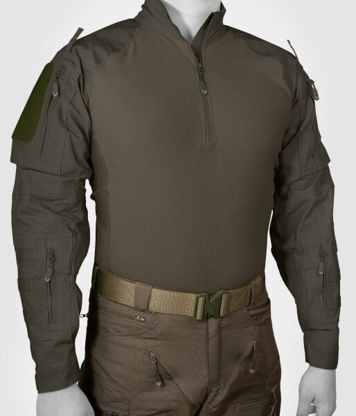 MUDEIR Operasyon URAZ T-shirt Dry touch Ripstop Uzun Kol RANGER GREEN