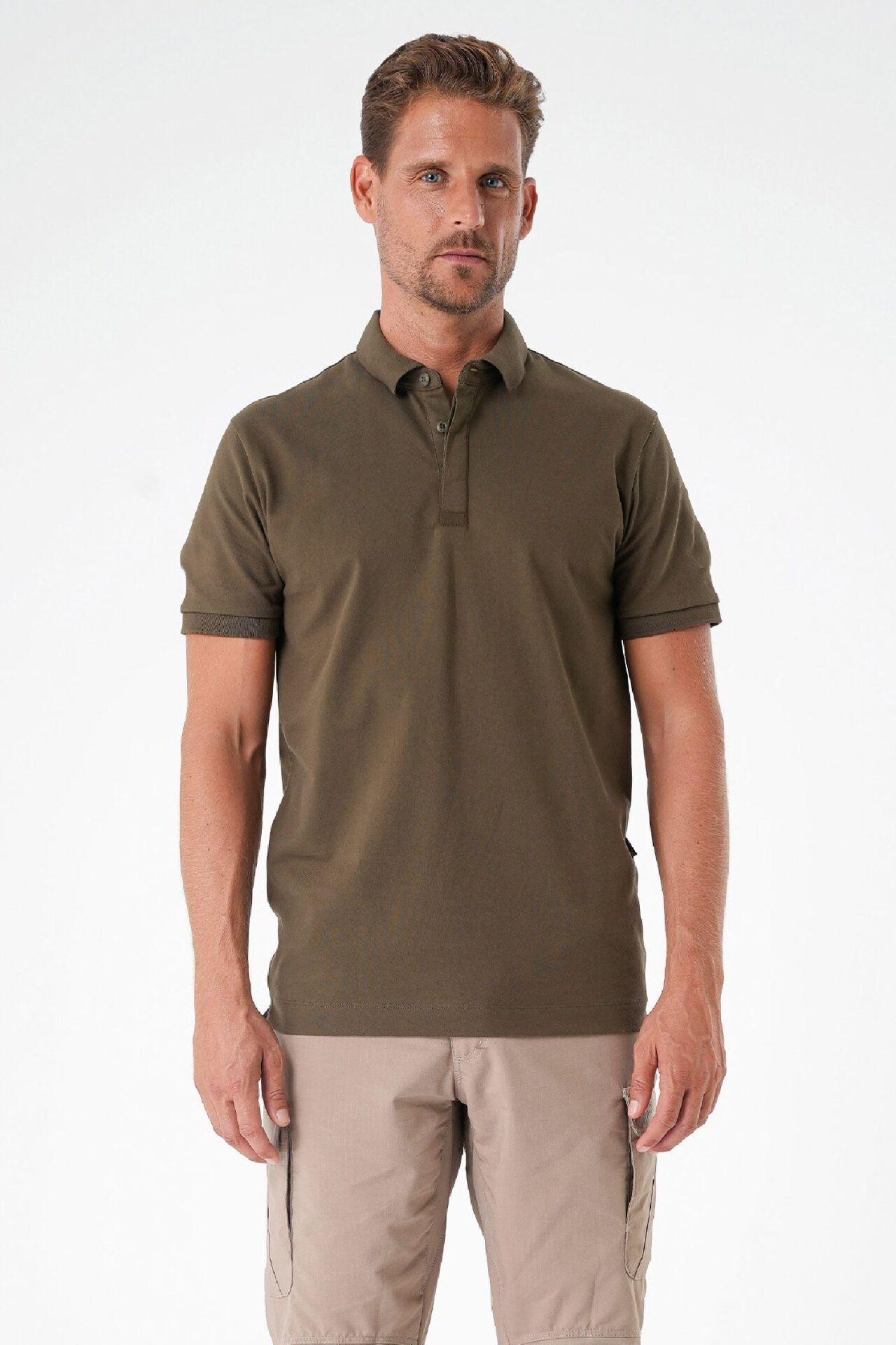Casual Ryker Polo T-shirt  - P-000593 Casual Ryker Polo T-shirt  - P-000593 MET.GRİ M MET.GRİ M