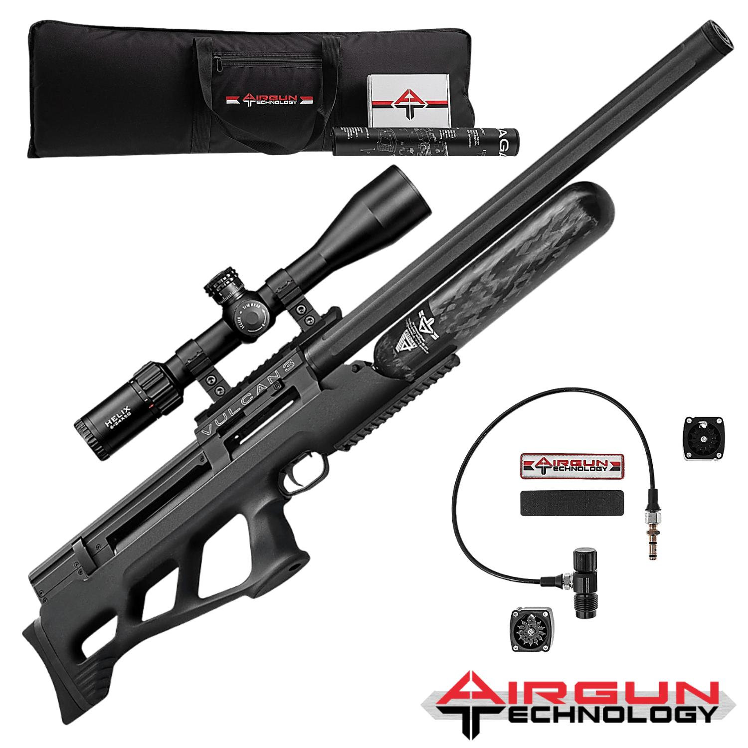 AGN VULCAN3 700mm LONG BPS Siyah 5.5mm (.22cal) PCP HAVALI TUFEK Airgun Technology