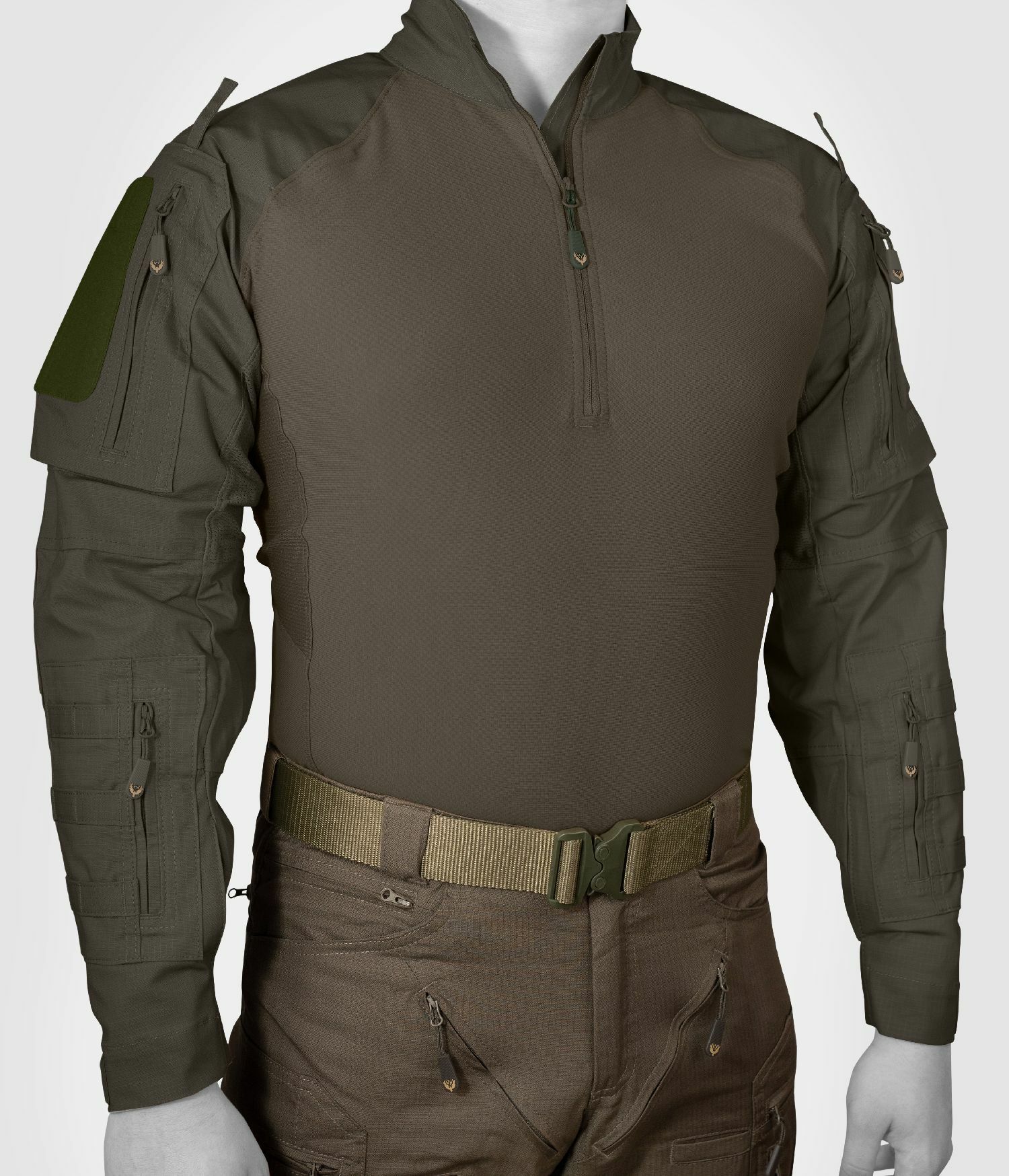 MUDEIR Operasyon URAZ T-shirt Dry touch Ripstop Uzun Kol RANGER GREEN MUDEIR Operasyon URAZ T-shirt Dry touch Ripstop Uzun Kol RANGER GREEN S S
