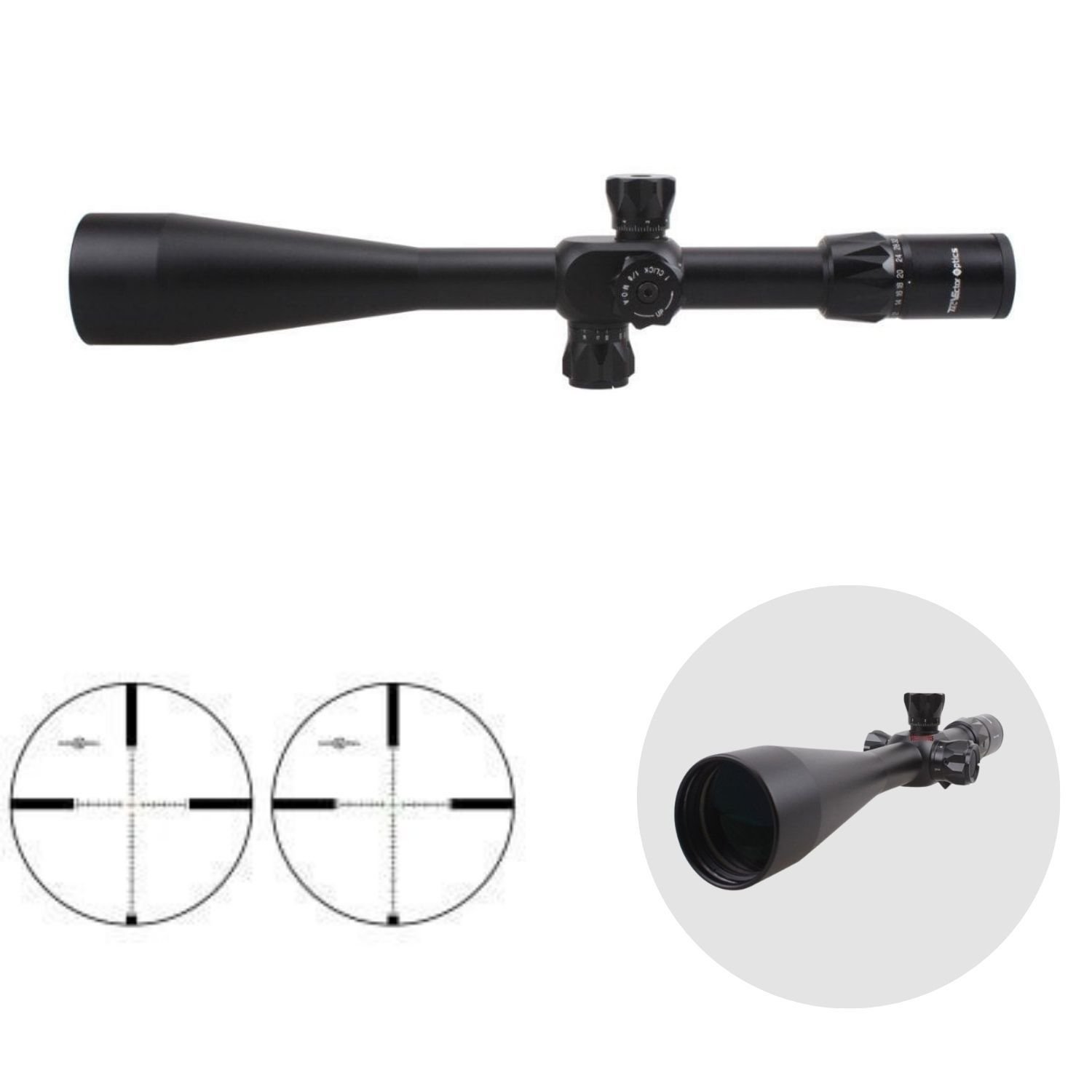 VECTOR Monarch 8-32x56 FFP TÜFEK DÜRBÜNÜ SCFF-06
