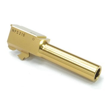 Tokyo Marui Glock G26 Paslanmaz CNC Titanyum Altın Dış Namlu