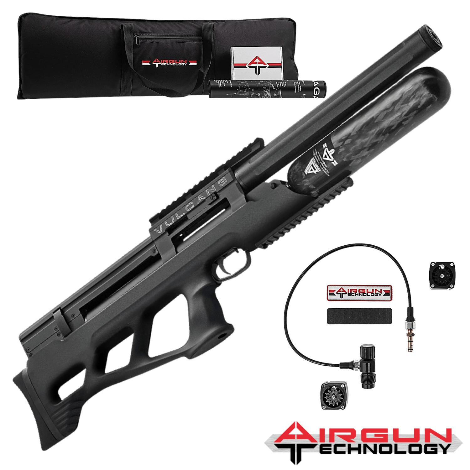 AGN VULCAN3 500mm SHORT BPS Siyah 5.5mm (.22cal) PCP HAVALI TUFEK Airgun Technology