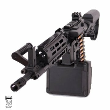 Golden Eagle FightLite MCR 6671 AEG Hafif Makinalı (LMG) Airsoft Tüfek - Siyah