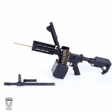 Golden Eagle FightLite MCR 6671 AEG Hafif Makinalı (LMG) Airsoft Tüfek - Siyah
