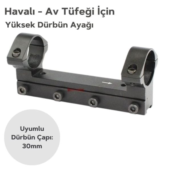 Havalı Tüfek Tek Parça YÜKSEK Dürbün ayağı