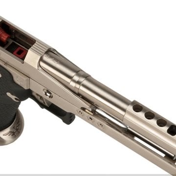 AW HX2201 Gold Standard IPSC Turnuva Tabancası Airsoft - Gümüş