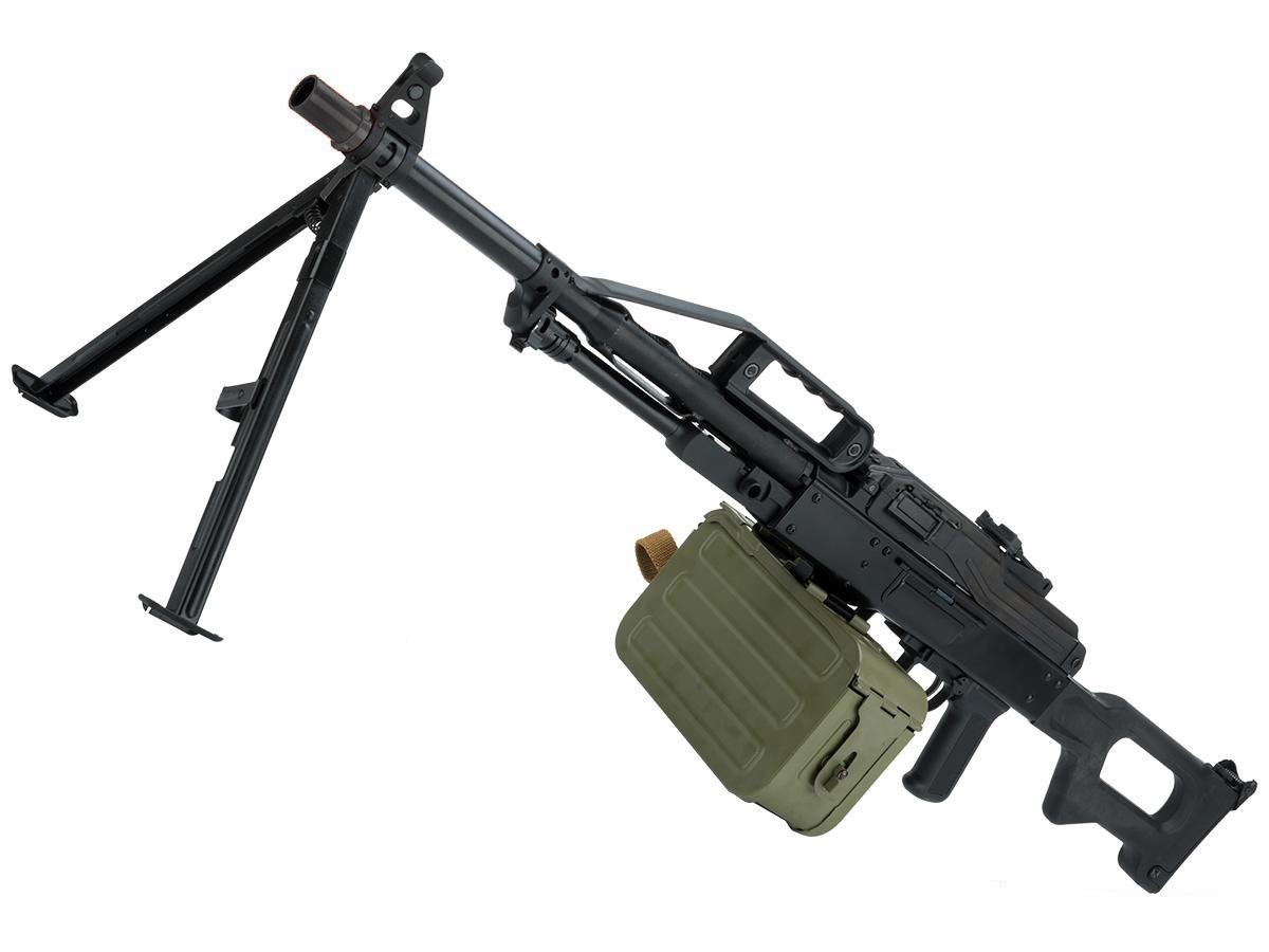 Raptor Airsoft PKP Pecheneg FULL STEEL Airsoft AEG Light Machine Gun
