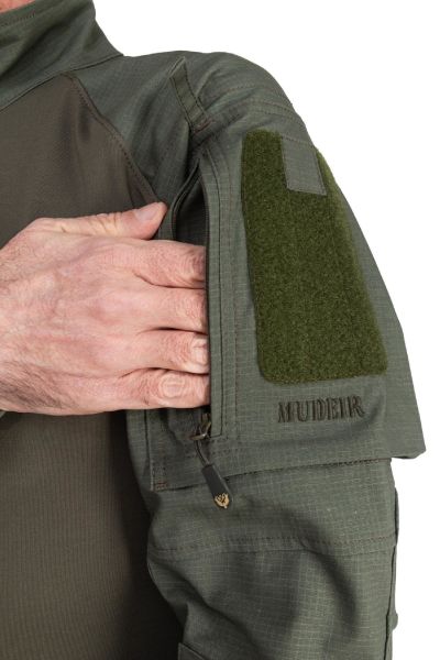 MUDEIR Operasyon URAZ T-shirt Dry touch Ripstop Uzun Kol HAKİ