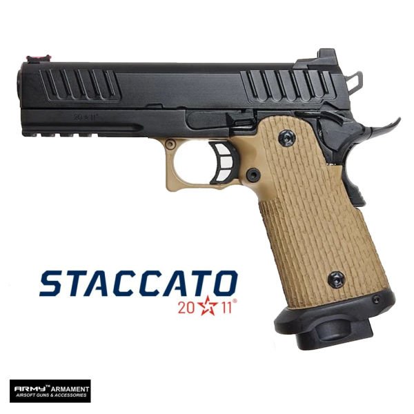 ARMY ARMAMENT R603 STI STACCATO P DESERT GBB AIRSOFT Tabanca - Çöl Rengi