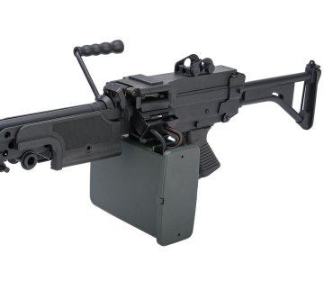 A&K FN Licensed ''Middleweight'' M249 Airsoft Machine Gun (MK I /Black)