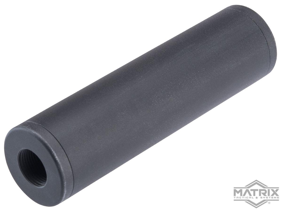 Matrix Airsoft Mock Silencer / Barrel Extension (Model: Blank / Black / 110mm)