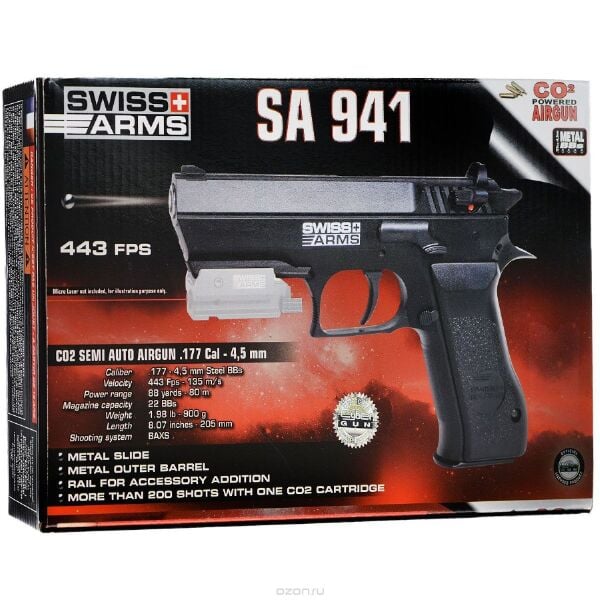 CYBERGUN Swiss Arms JERICHO941 4,5MM Havalı Tabanca 288014